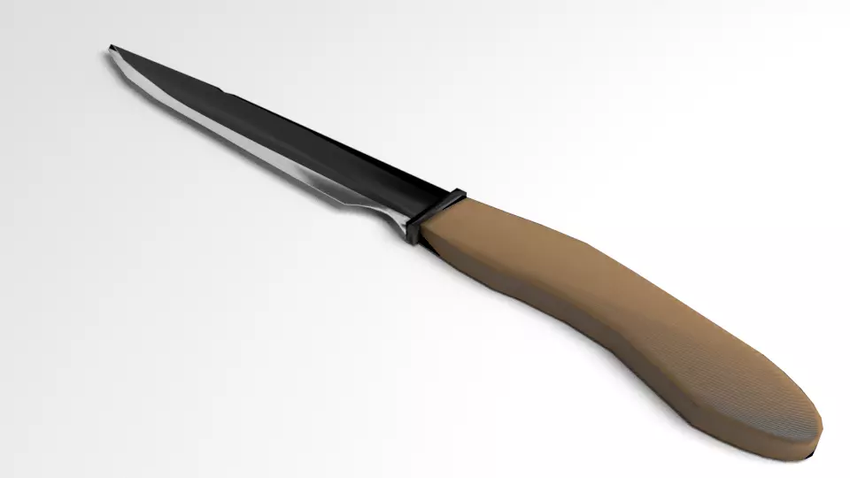 Hunting Knife 5 3D model_0