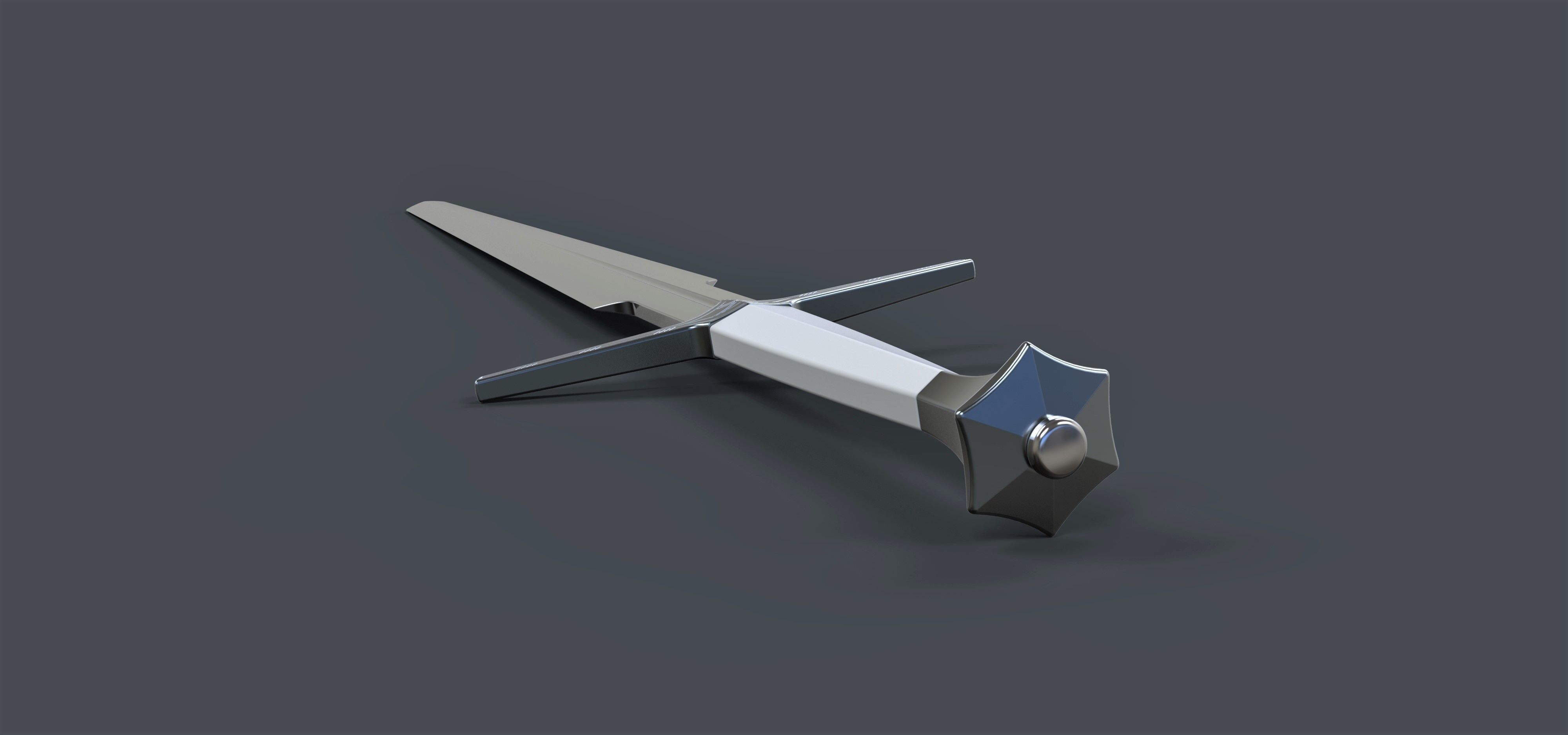 Silver sword from The Witcher TV series 3D print model_6