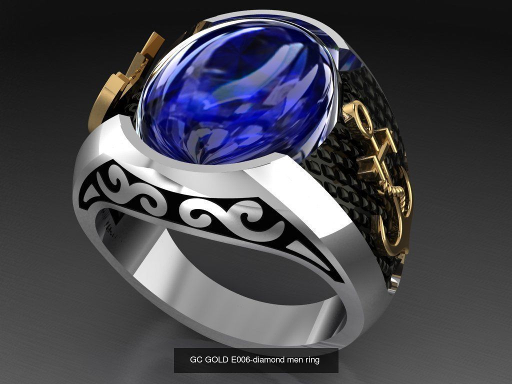 GC GOLD - Diamond gold 3D Model Collection_6