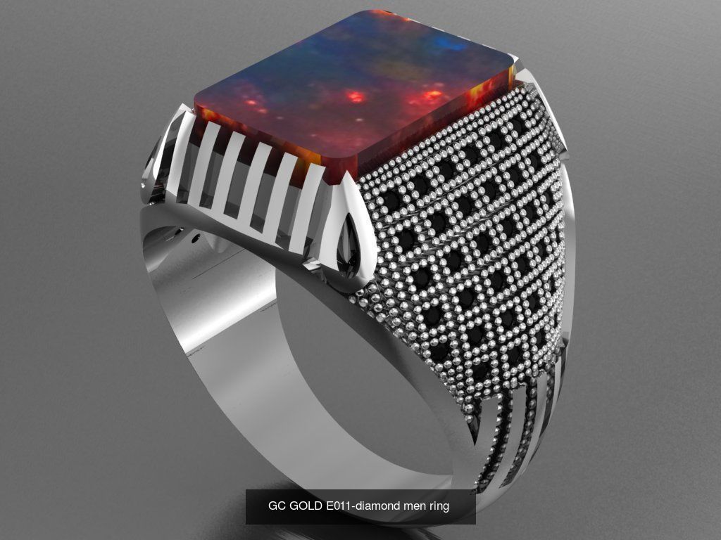 GC GOLD - Diamond gold 3D Model Collection_11