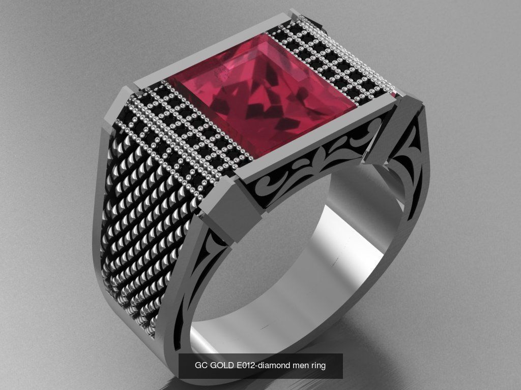 GC GOLD - Diamond gold 3D Model Collection_12