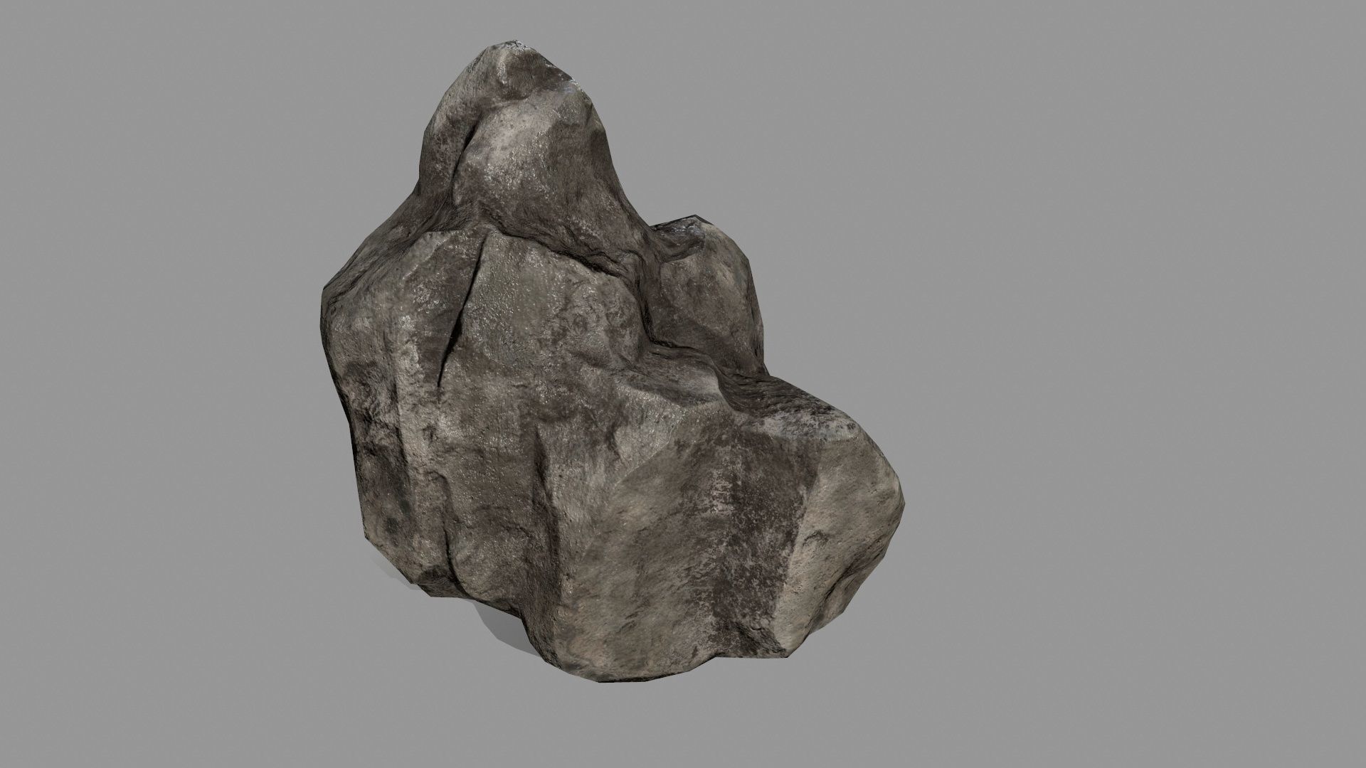 Rock Set Low-poly 3D model_16