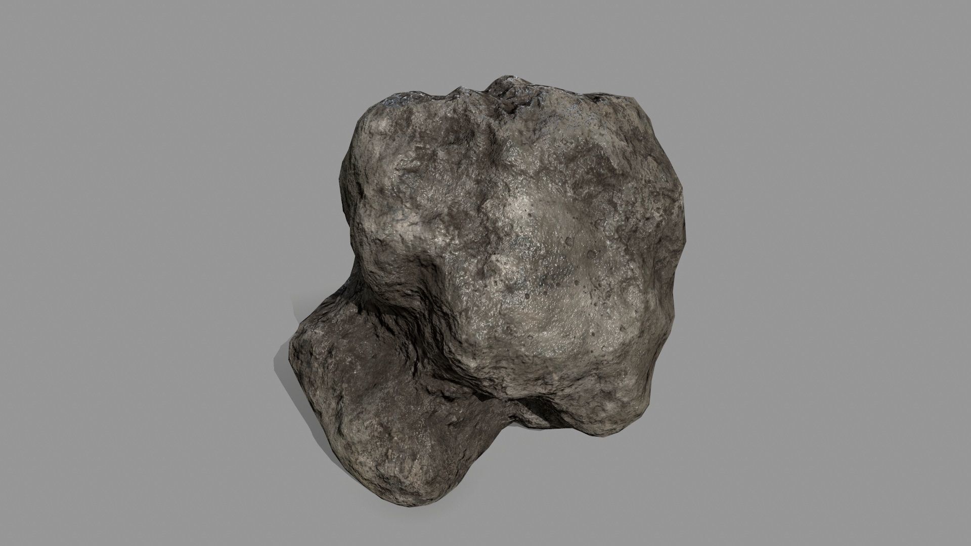 Rock Set Low-poly 3D model_1