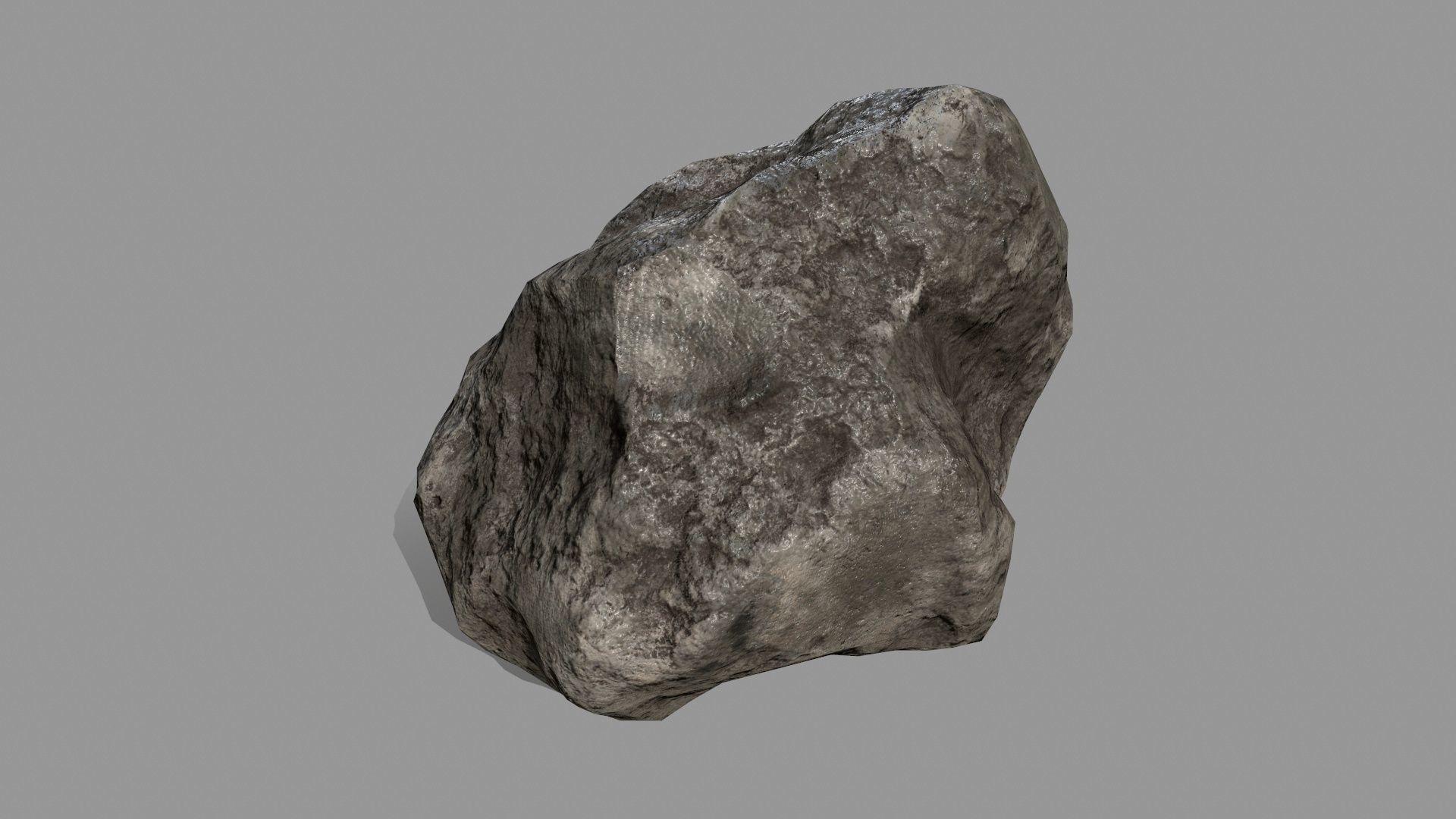 Rock Set Low-poly 3D model_3