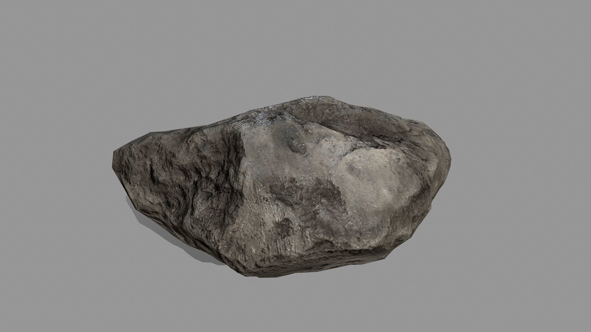 Rock Set Low-poly 3D model_6