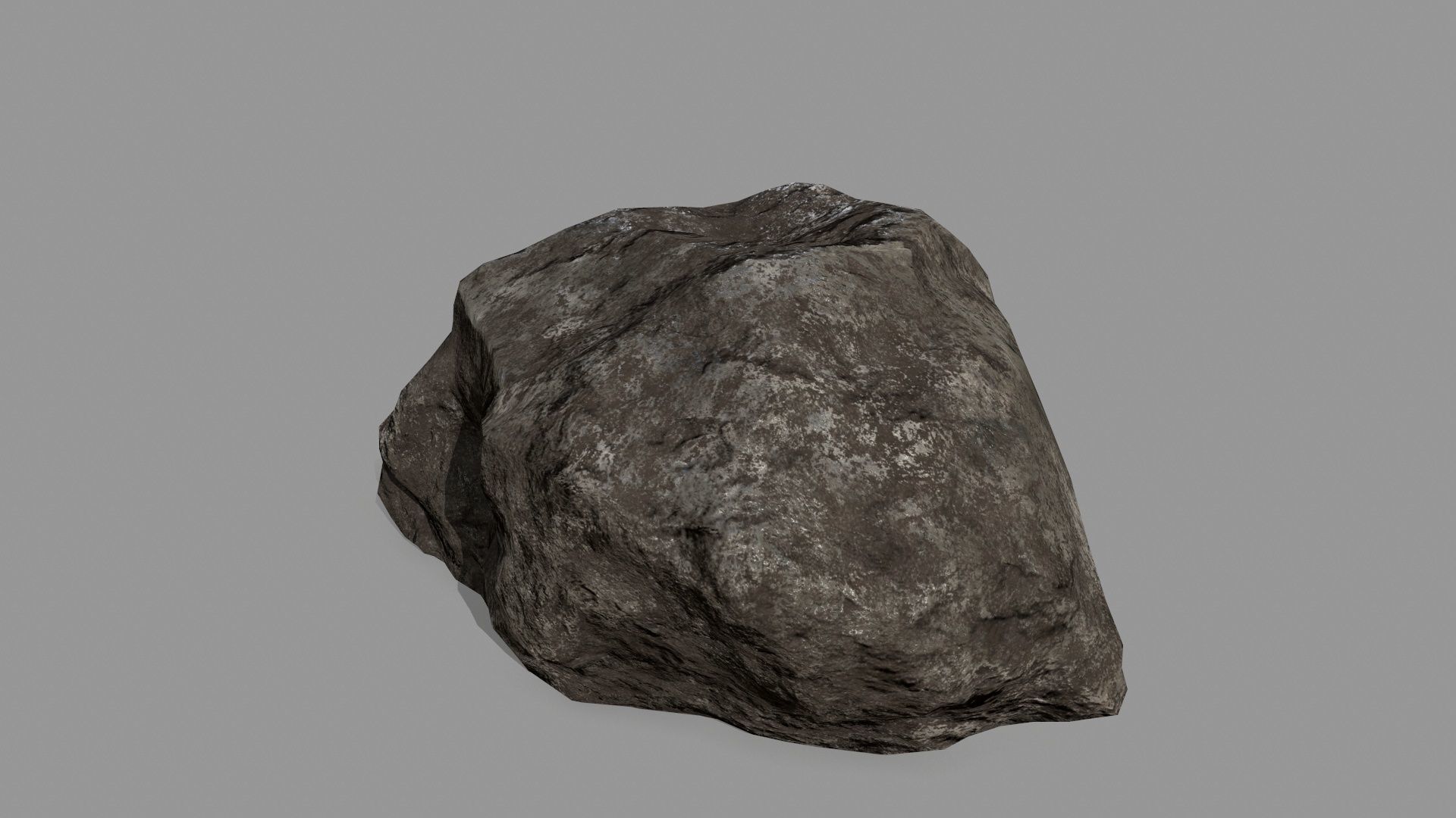 Rock Set Low-poly 3D model_8