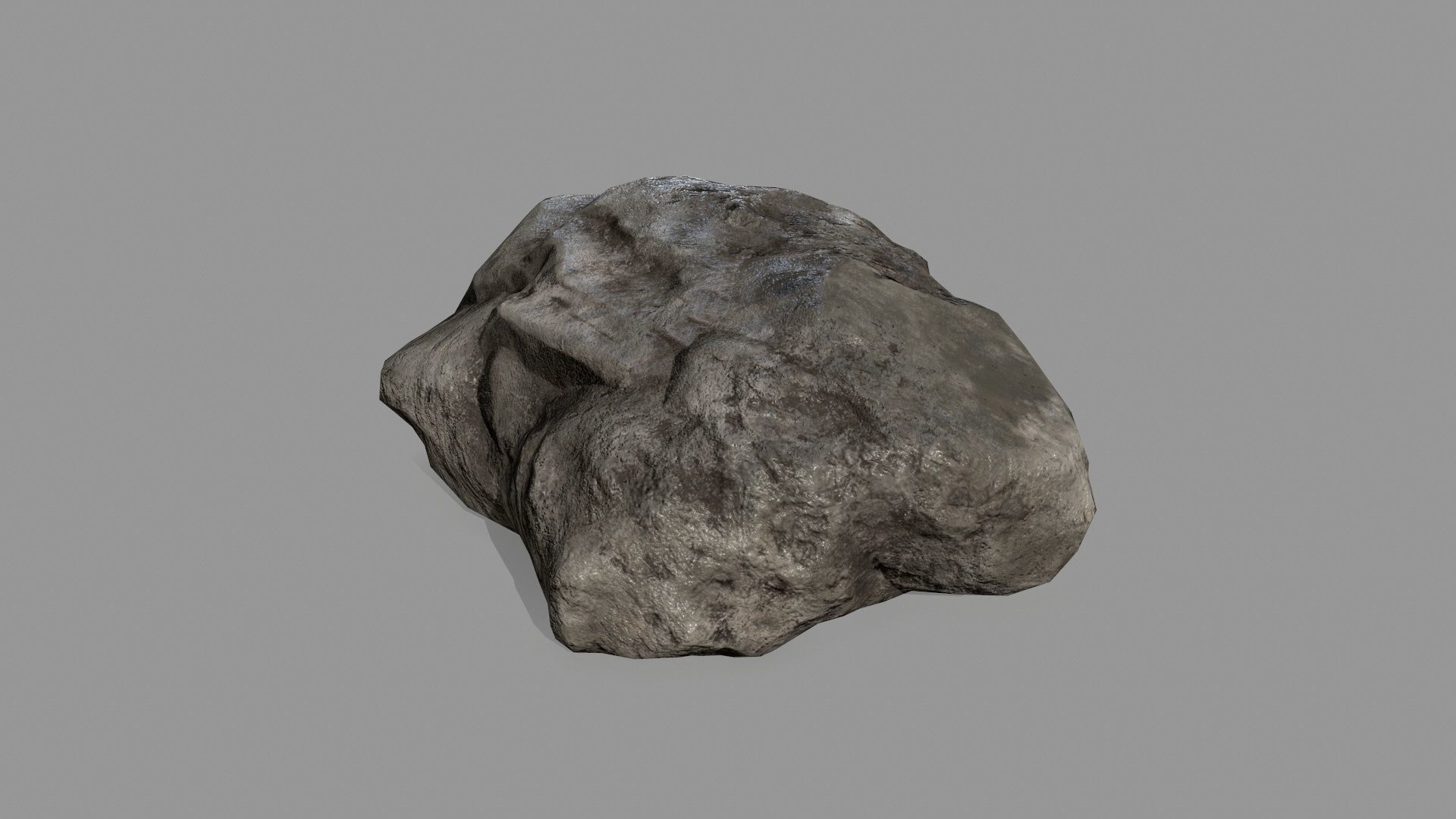 Rock Set Low-poly 3D model_13
