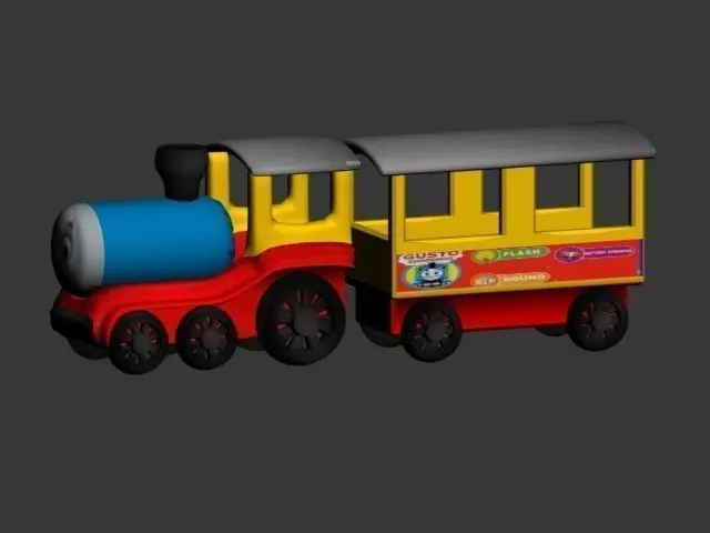 train thomas tank engine Low-poly 3D model
