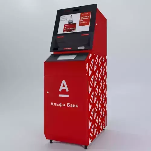 ATM for Alfa Bank 3D model