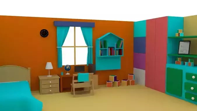 Bedroom for Cartoon kids