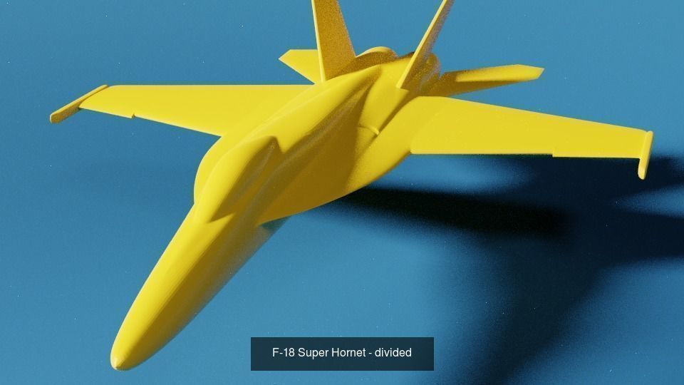 Printable jet planes 3D Model Collection_4