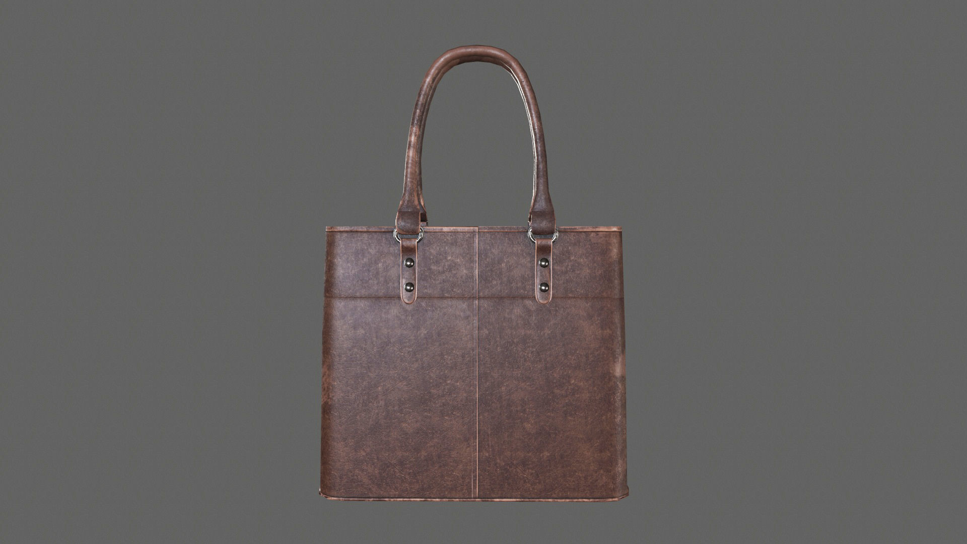 Leather Hand Bag Game-Ready Low-poly 3D model_19