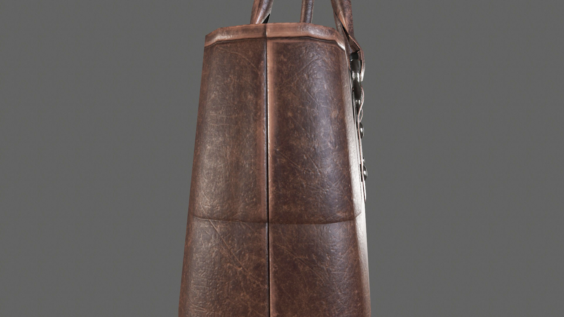 Leather Hand Bag Game-Ready Low-poly 3D model_8