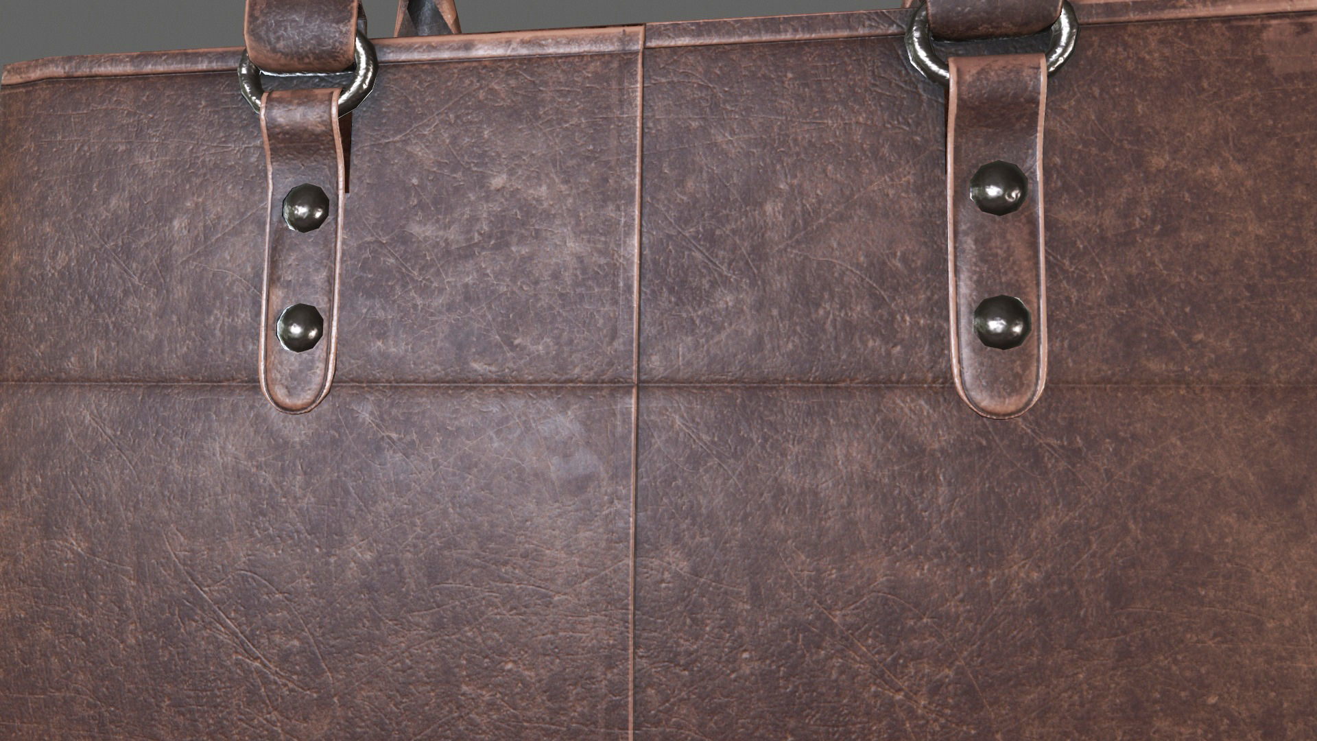 Leather Hand Bag Game-Ready Low-poly 3D model_9