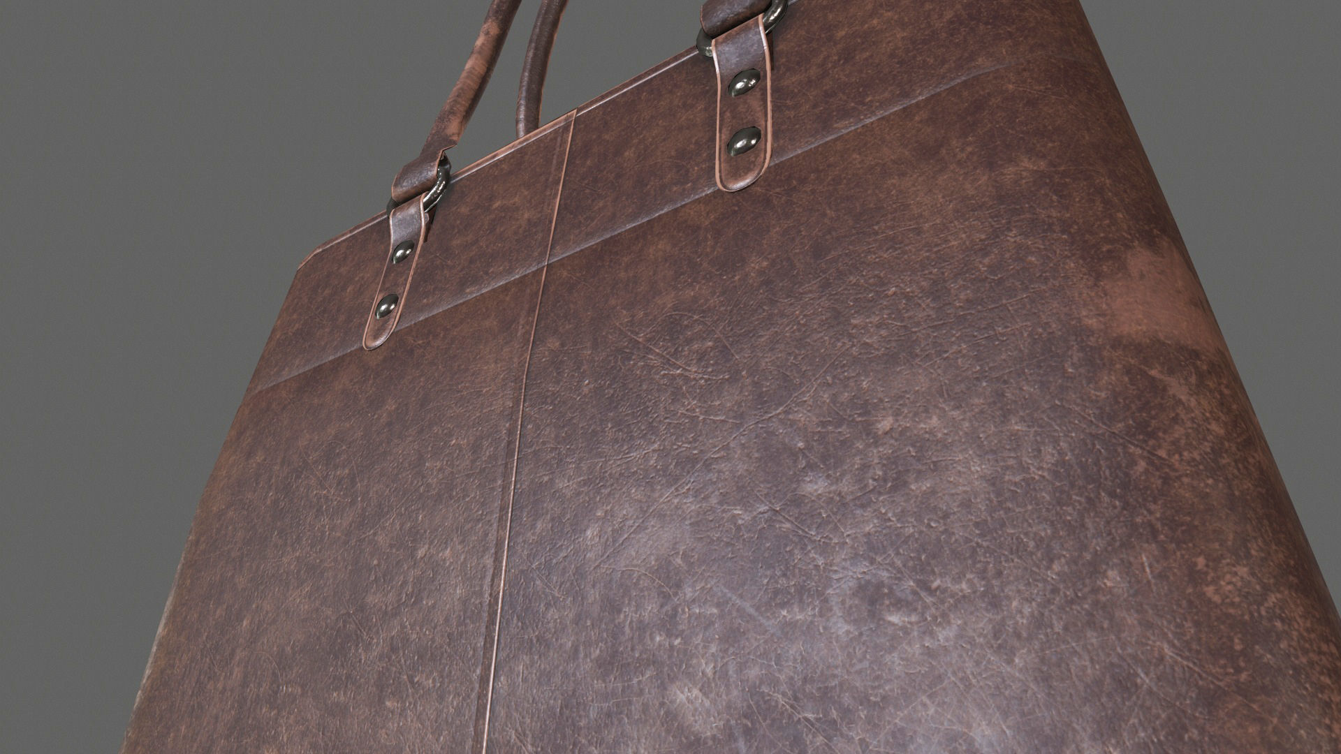 Leather Hand Bag Game-Ready Low-poly 3D model_18