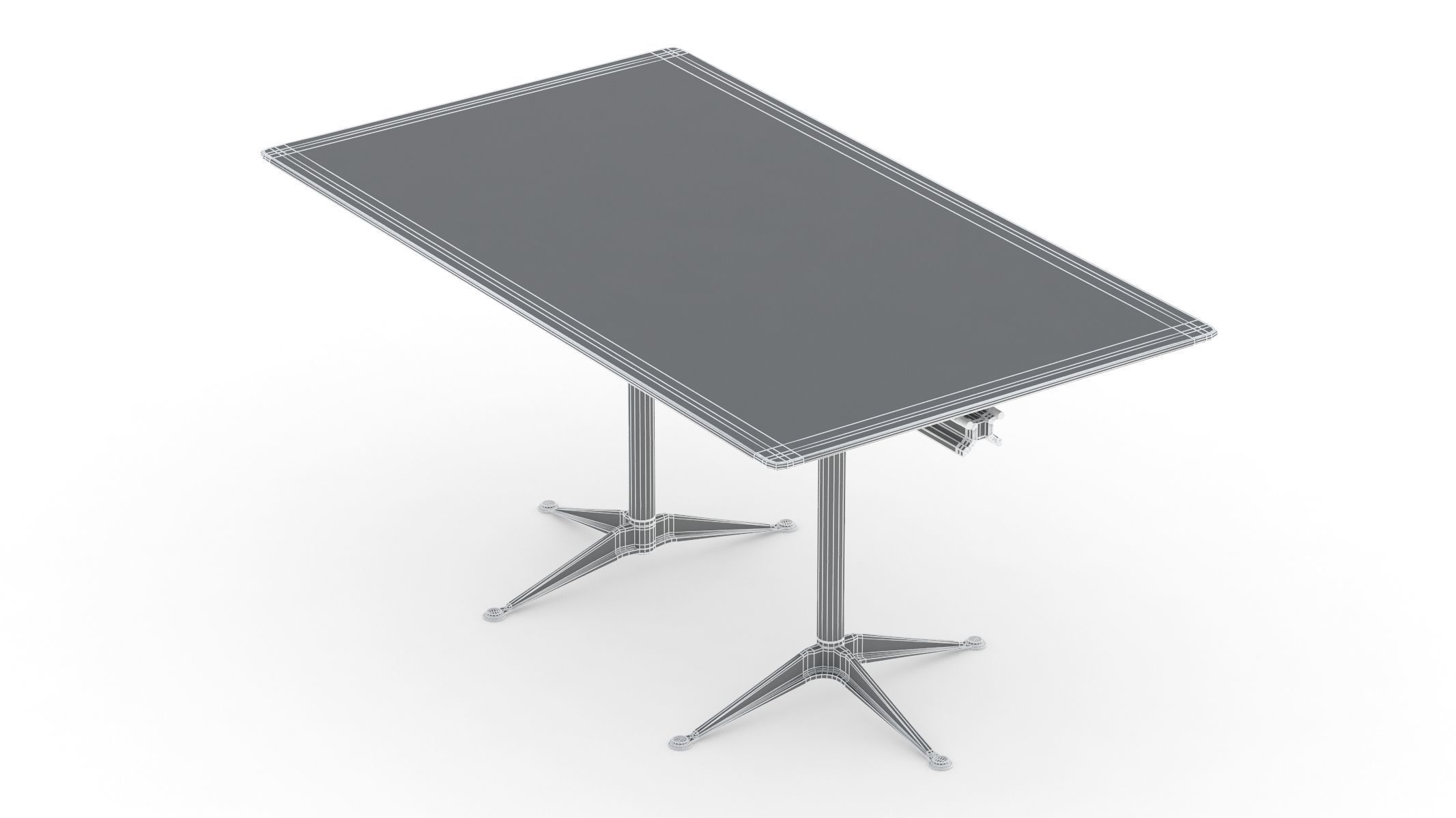 Herman Miller Burdick Table 1 3D model_24