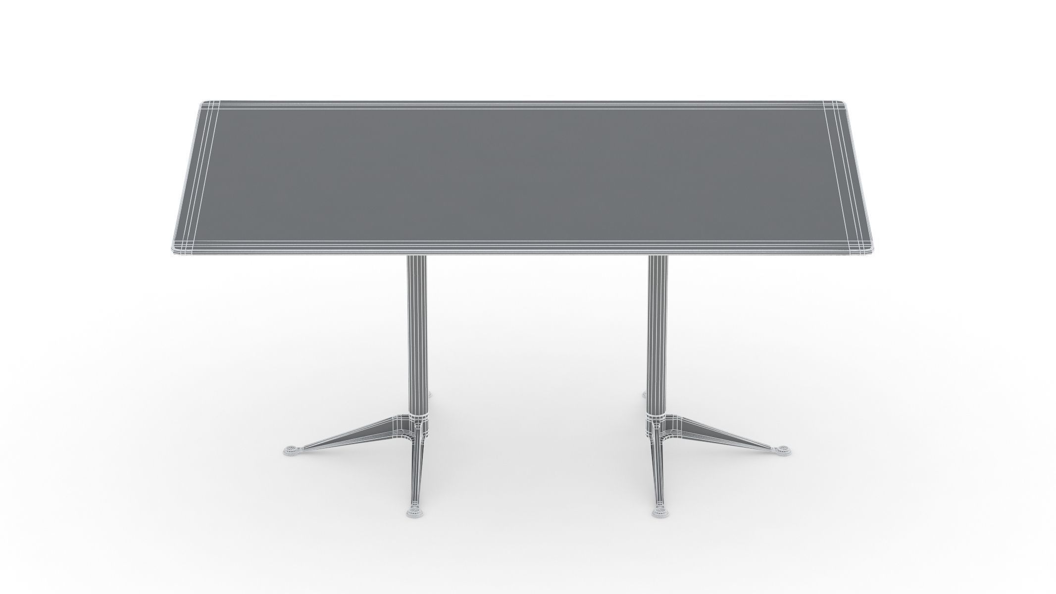Herman Miller Burdick Table 1 3D model_1