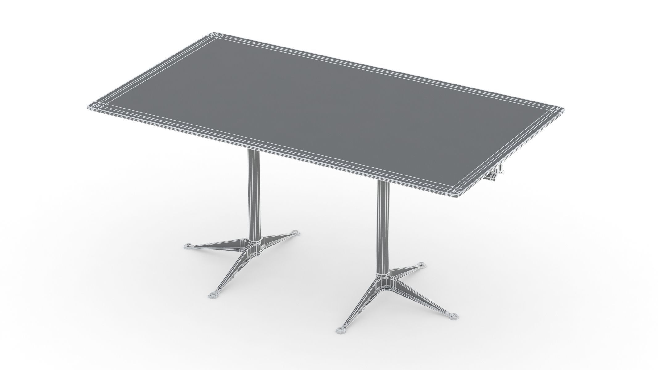 Herman Miller Burdick Table 1 3D model_29