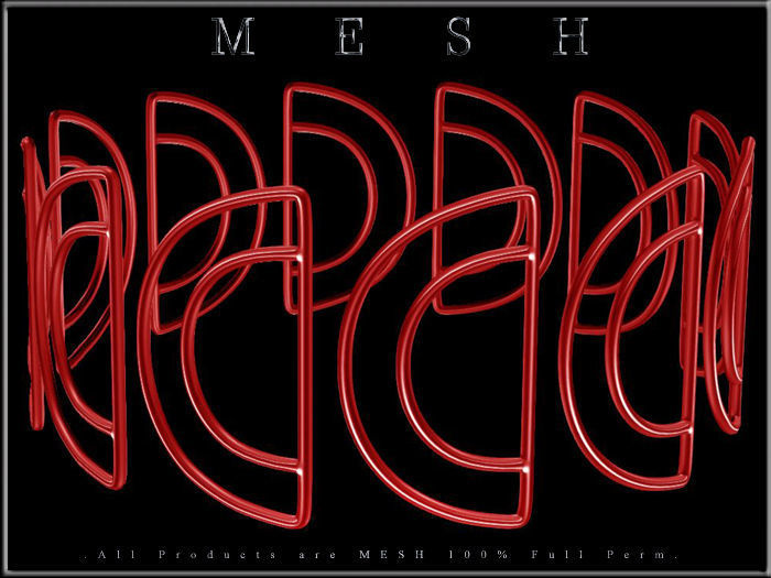 Half Circle Metal Chain Rings - Dozen - Round Low-poly 3D model_1