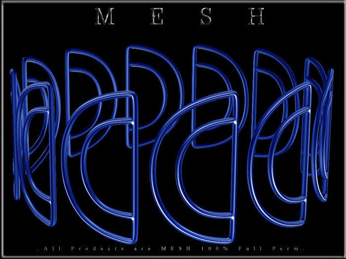 Half Circle Metal Chain Rings - Dozen - Round Low-poly 3D model_9