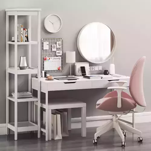 Dressing table and workplace 3D model