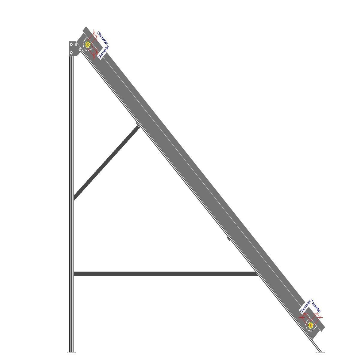 Solar Panel Flat Plate Collector 3D print model_4