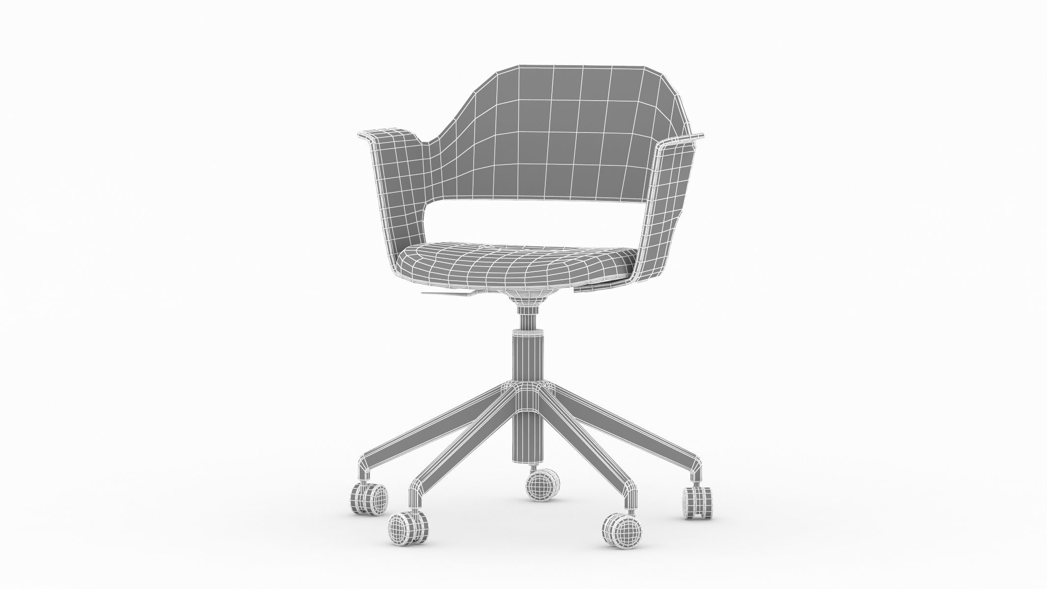 Ikea FJALLBERGET Chair 3D model_22