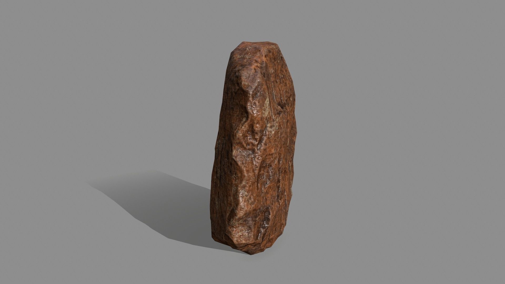 desert rock Low-poly 3D model_8