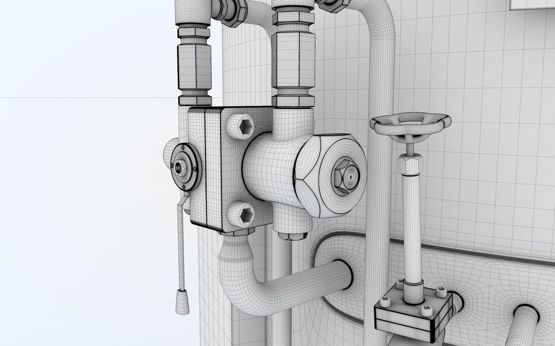 Hydrogen Storage Tank 3D model_10