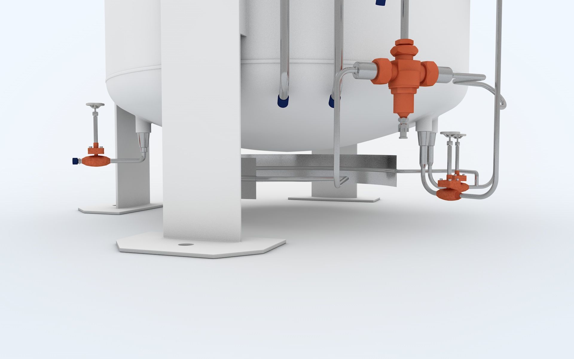 Hydrogen Storage Tank 3D model_4