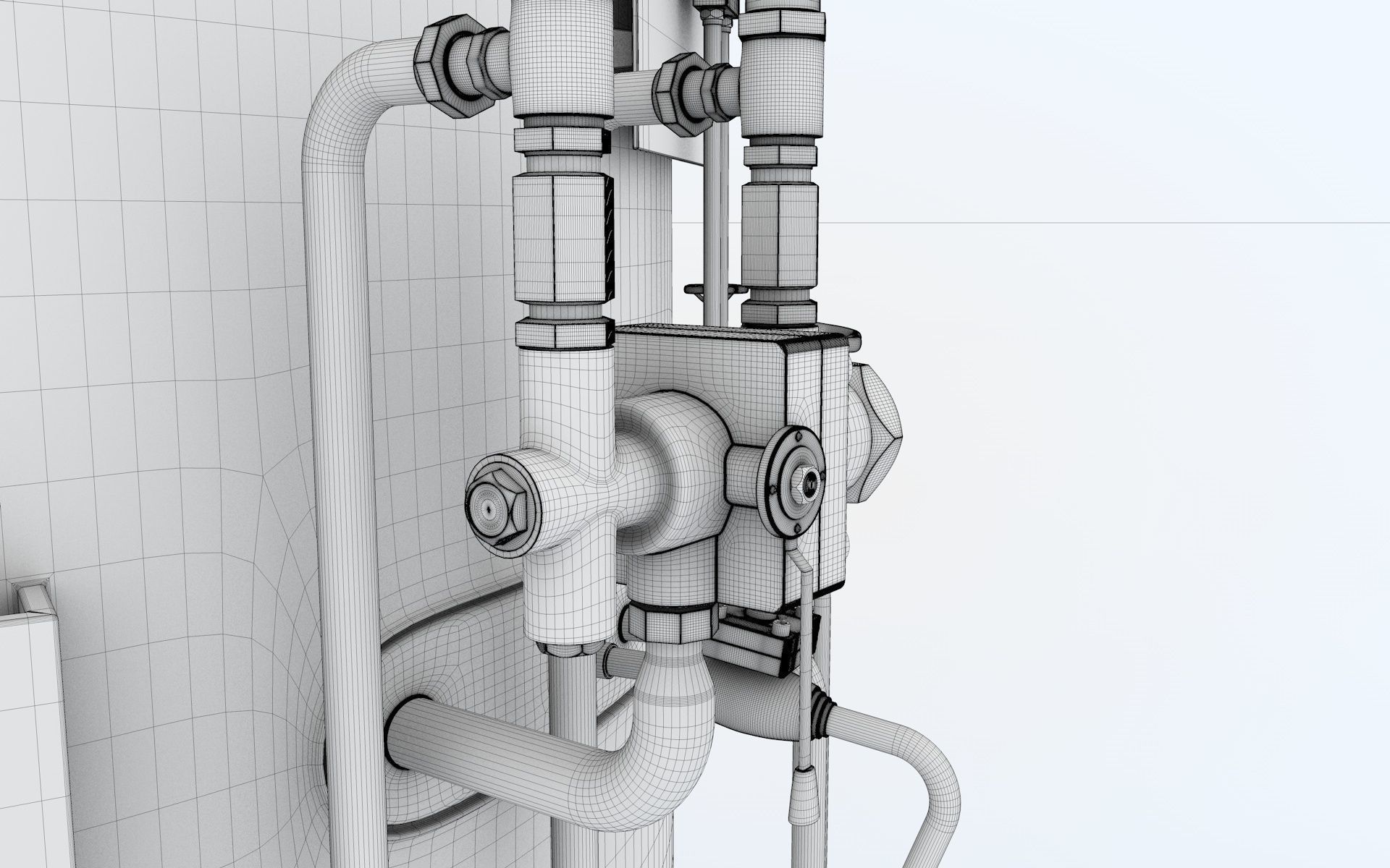 Hydrogen Storage Tank 3D model_9