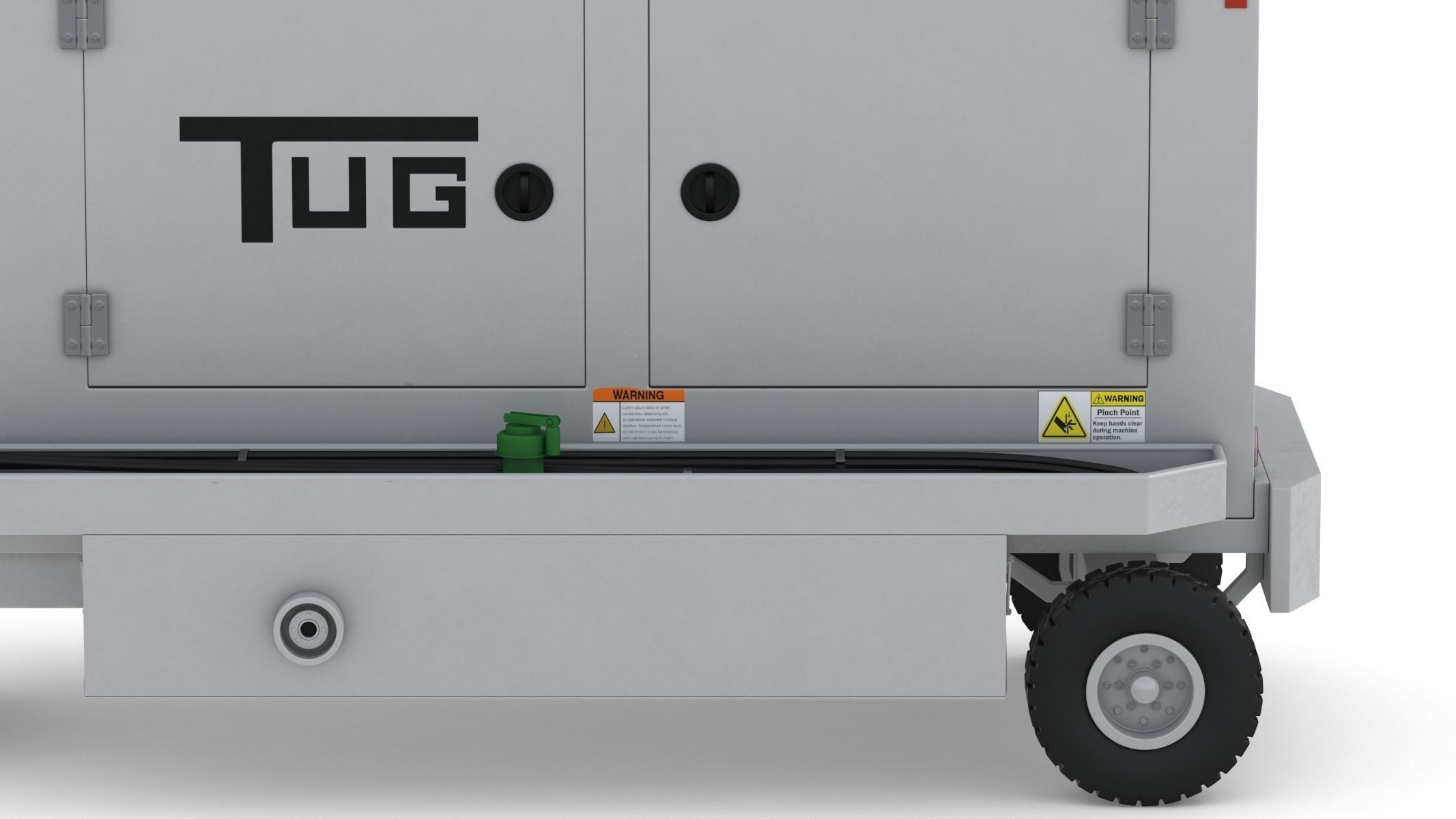 TUG Ground Powered Unit 28V Magnum 3D model_16