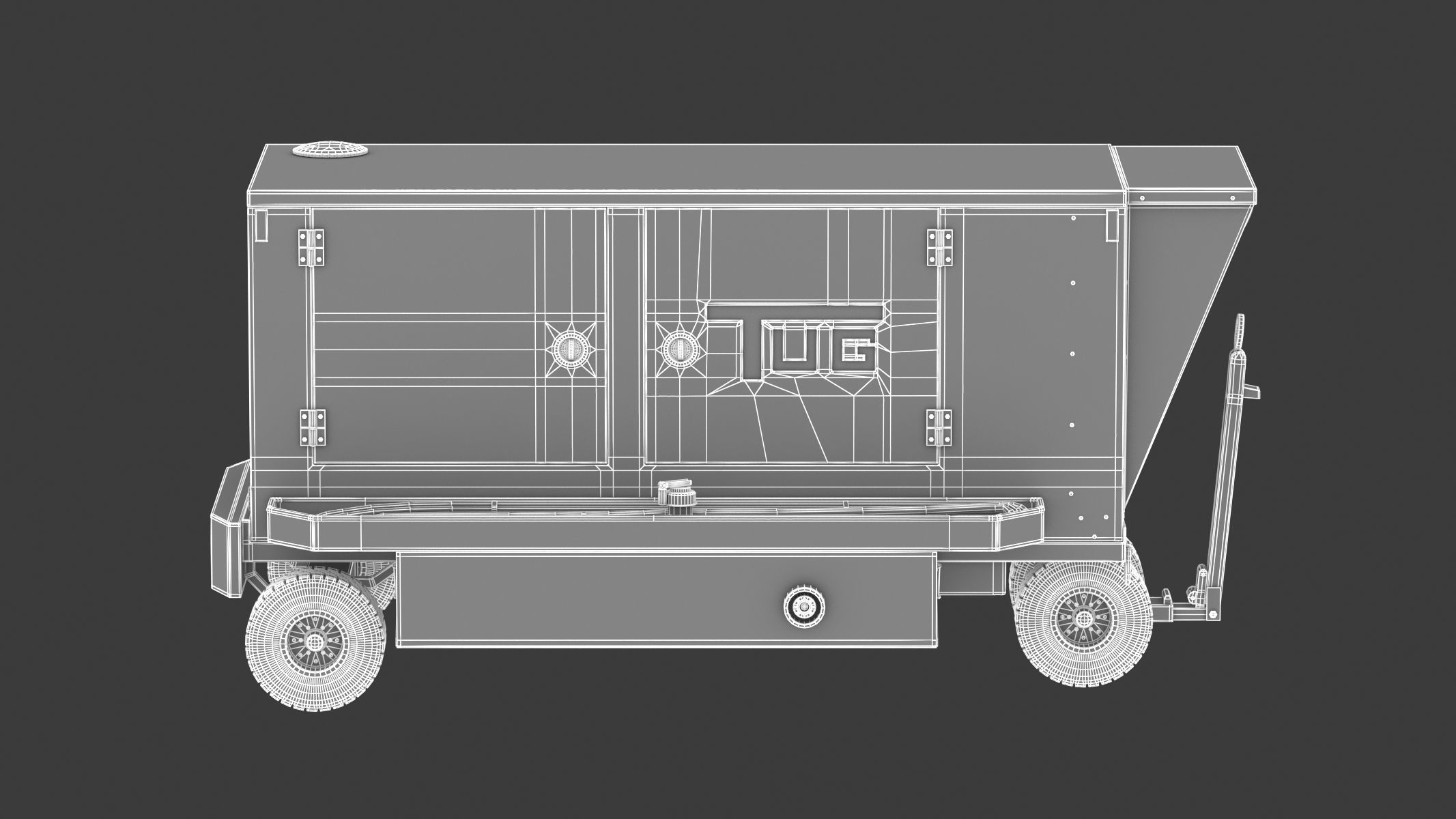 TUG Ground Powered Unit 28V Magnum 3D model_31