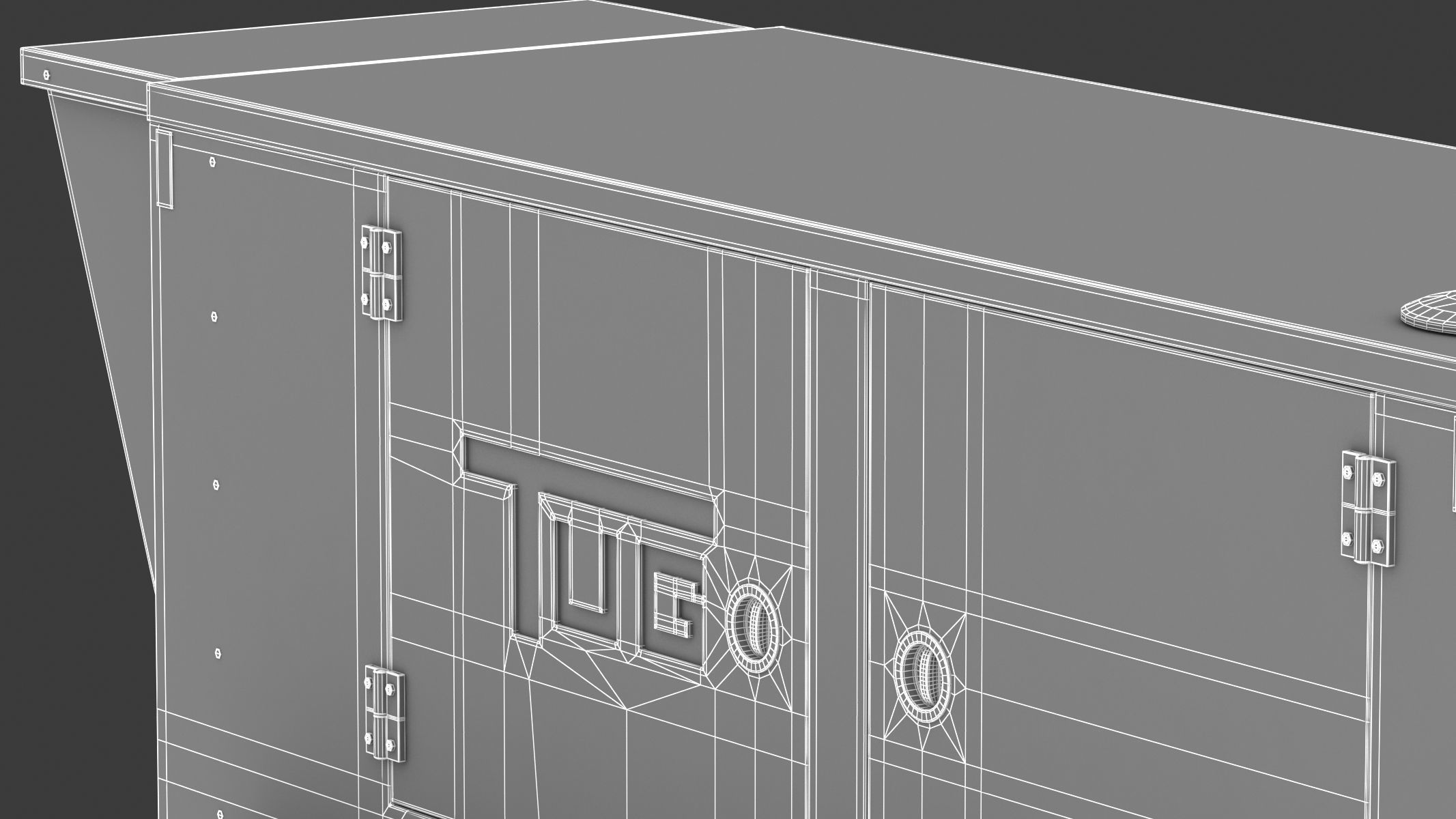 TUG Ground Powered Unit 28V Magnum 3D model_39