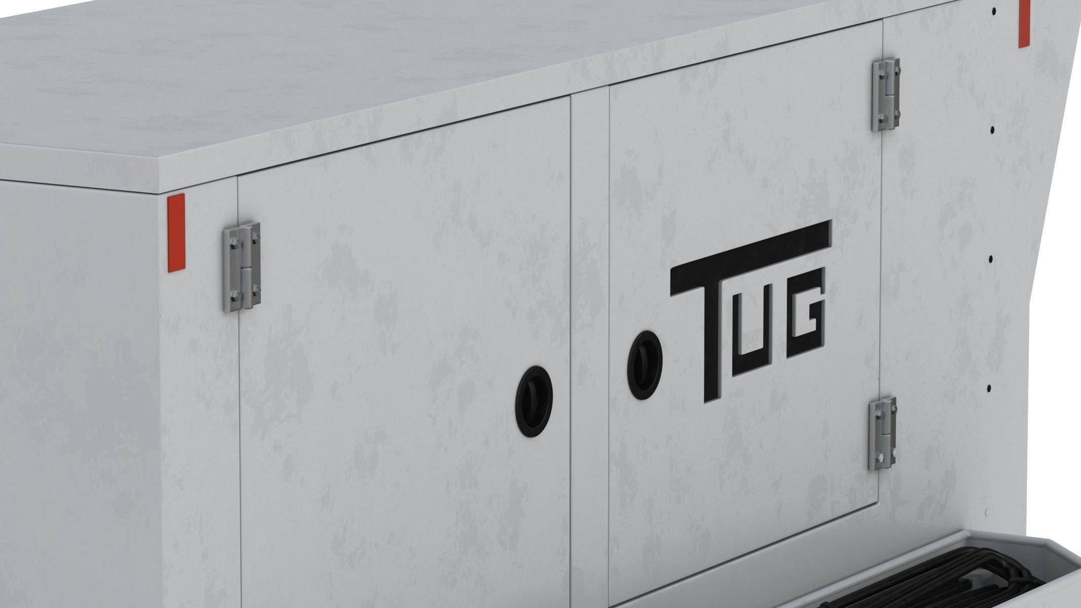 TUG Ground Powered Unit 28V Magnum 3D model_22