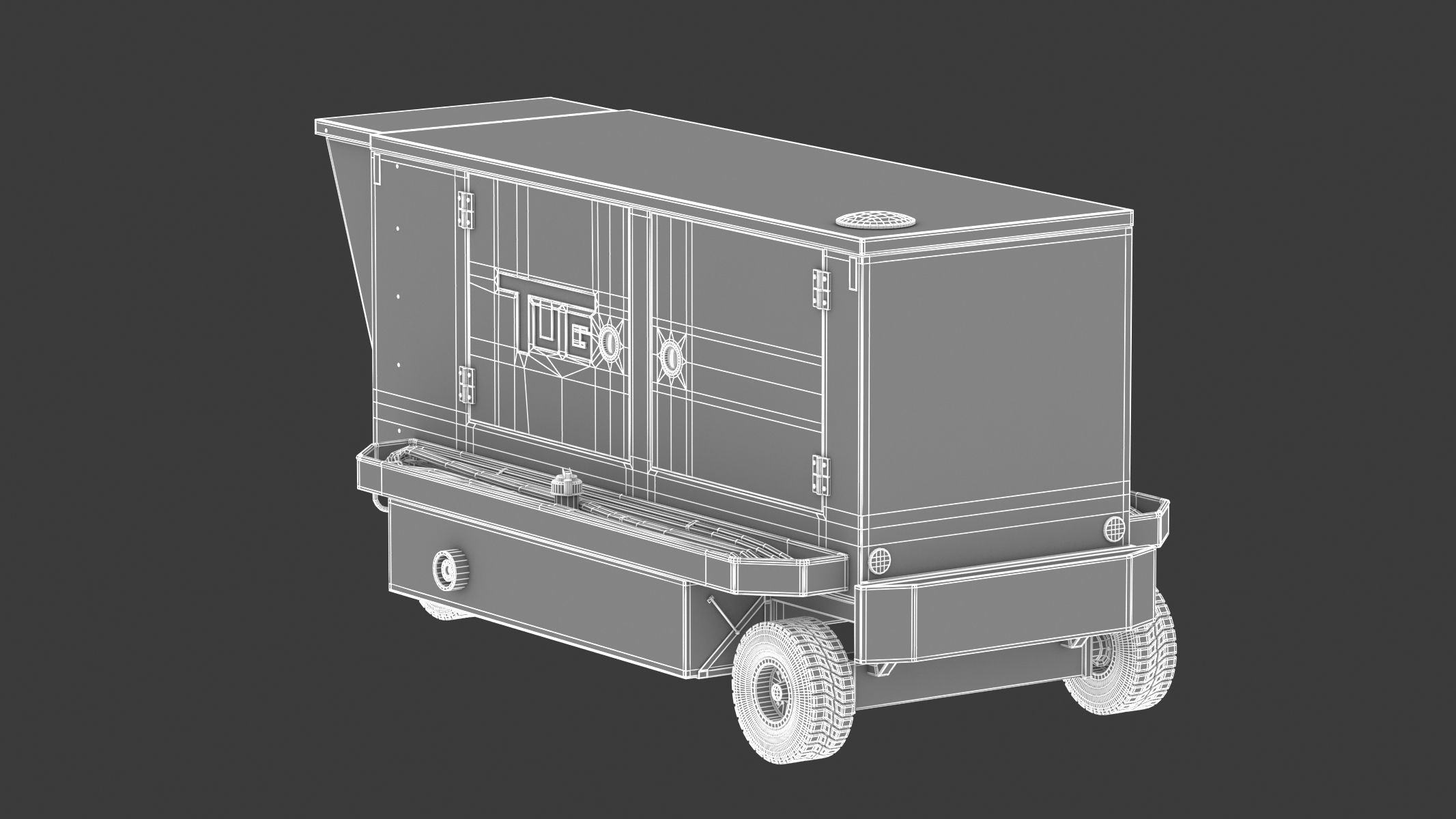 TUG Ground Powered Unit 28V Magnum 3D model_27