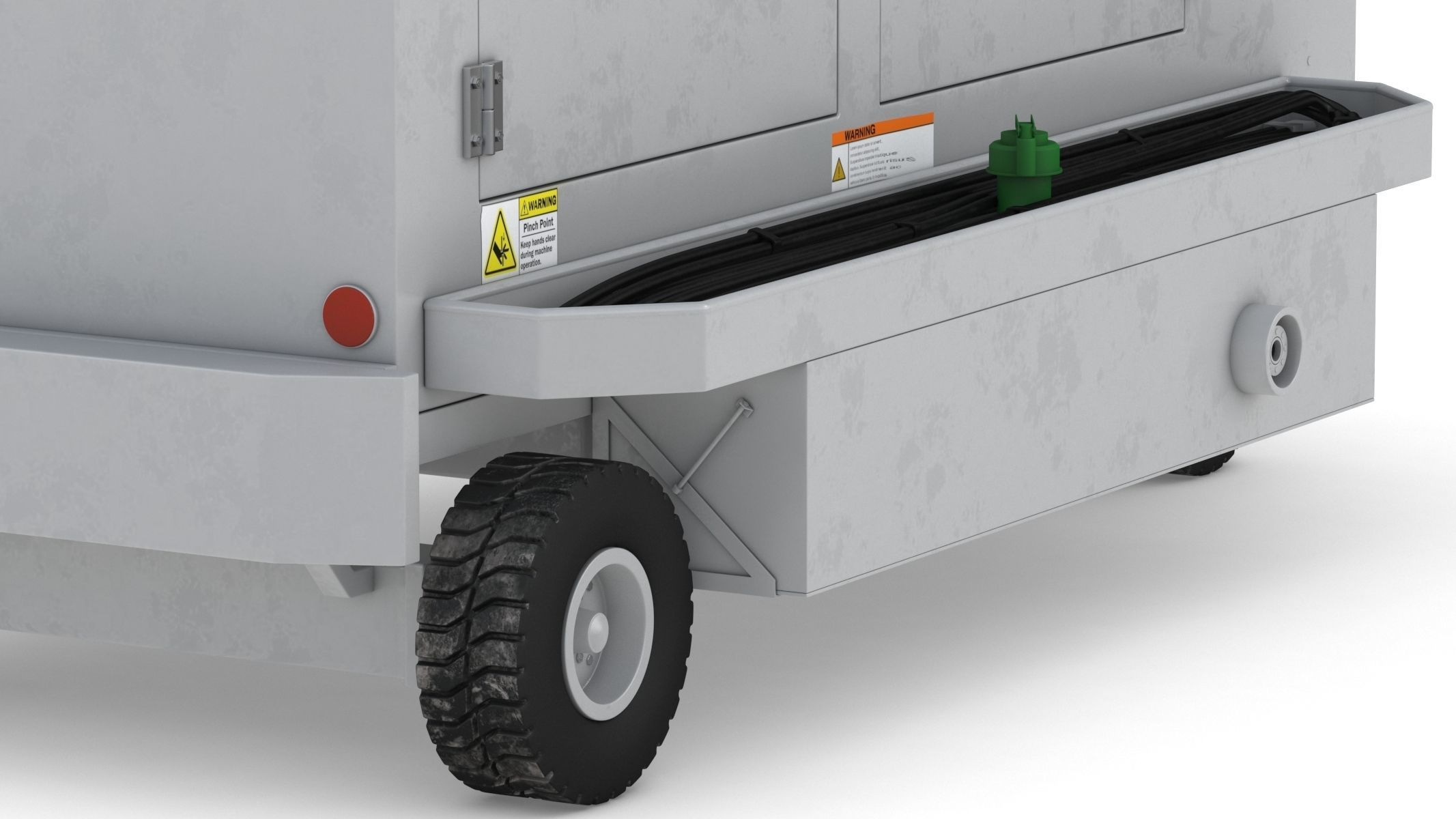 TUG Ground Powered Unit 28V Magnum 3D model_21