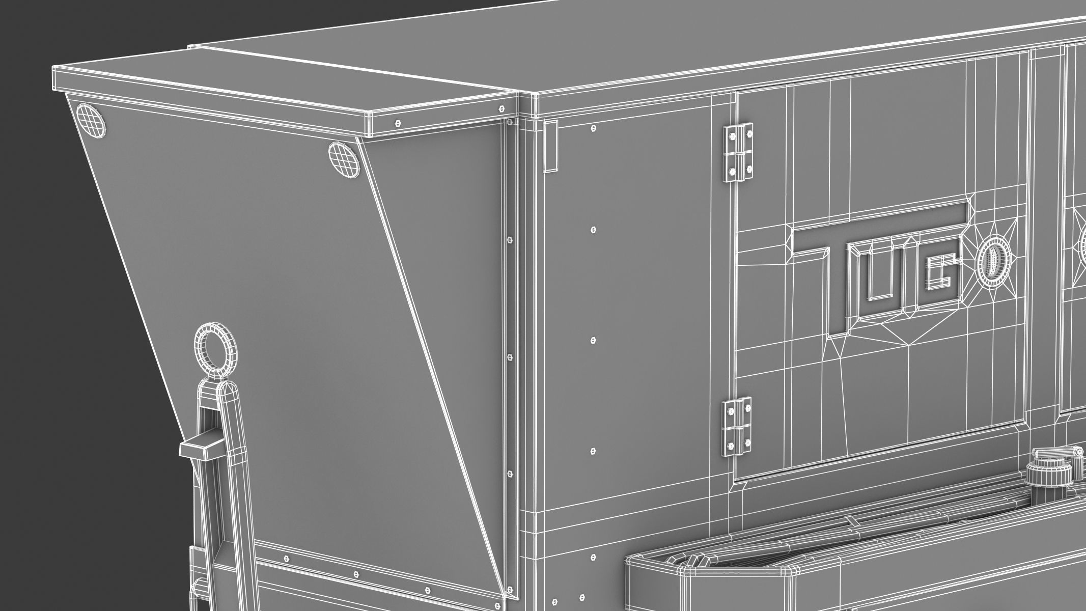 TUG Ground Powered Unit 28V Magnum 3D model_35