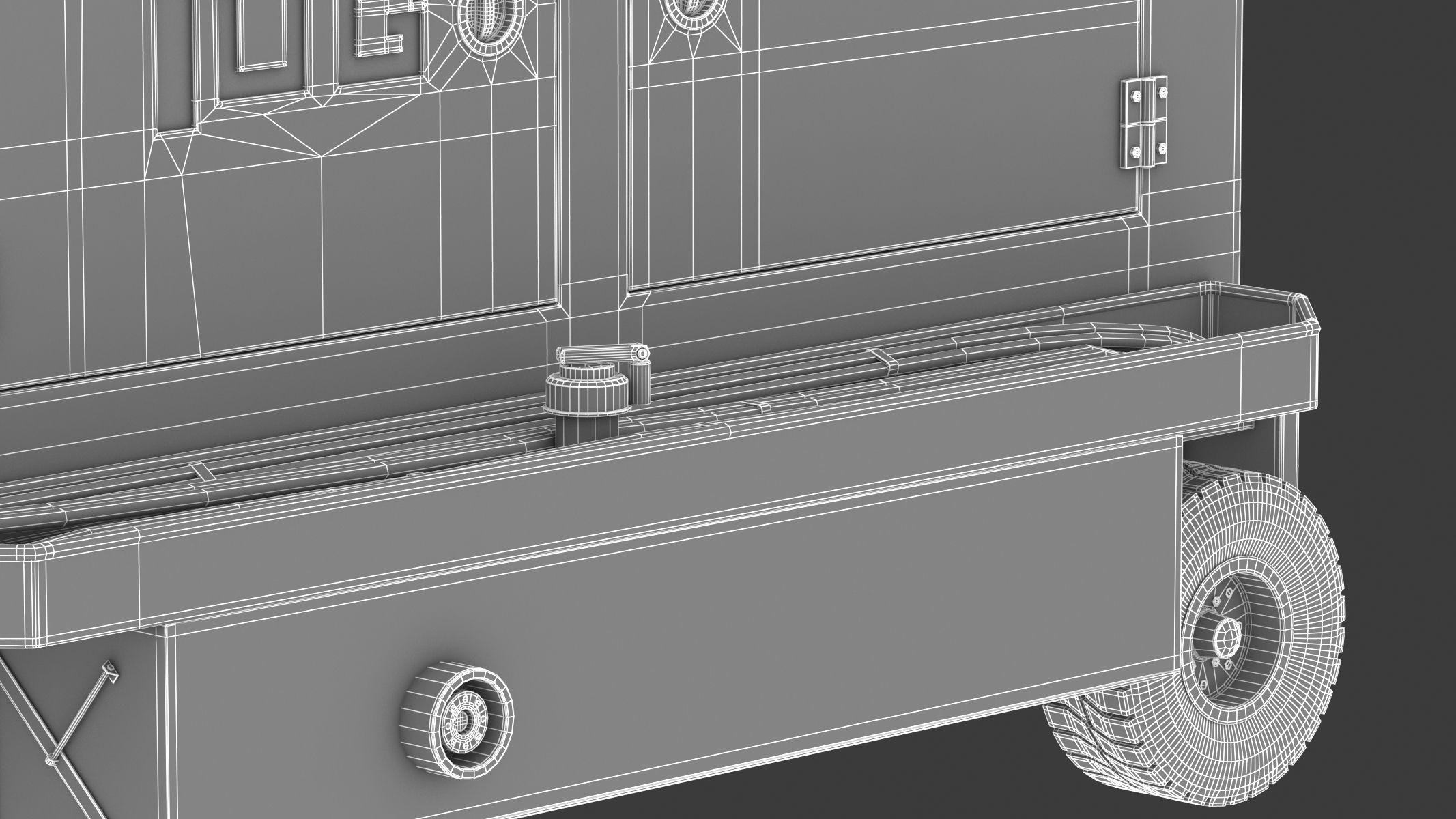 TUG Ground Powered Unit 28V Magnum 3D model_36