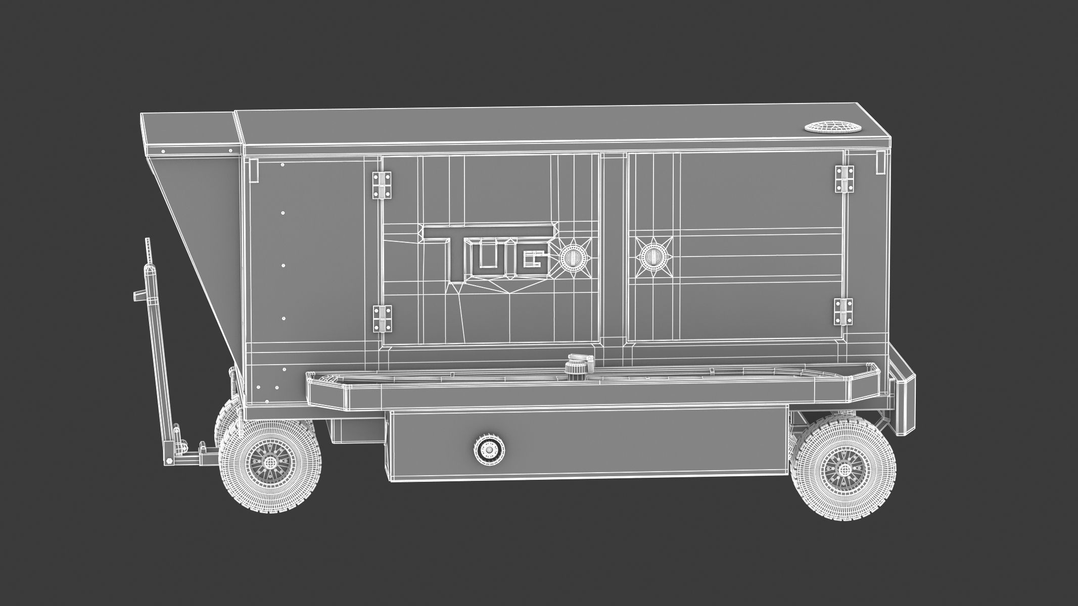 TUG Ground Powered Unit 28V Magnum 3D model_25