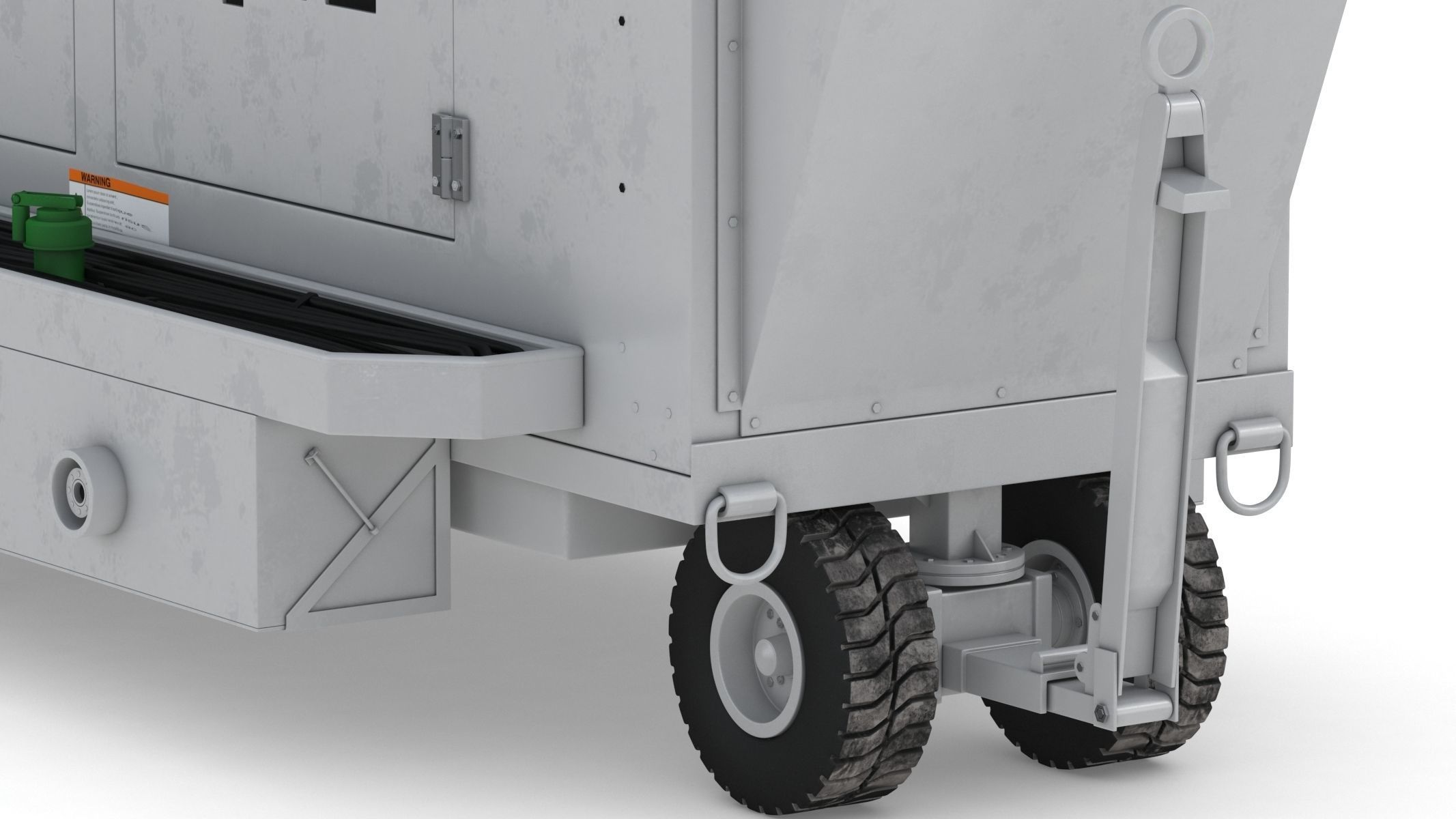 TUG Ground Powered Unit 28V Magnum 3D model_23