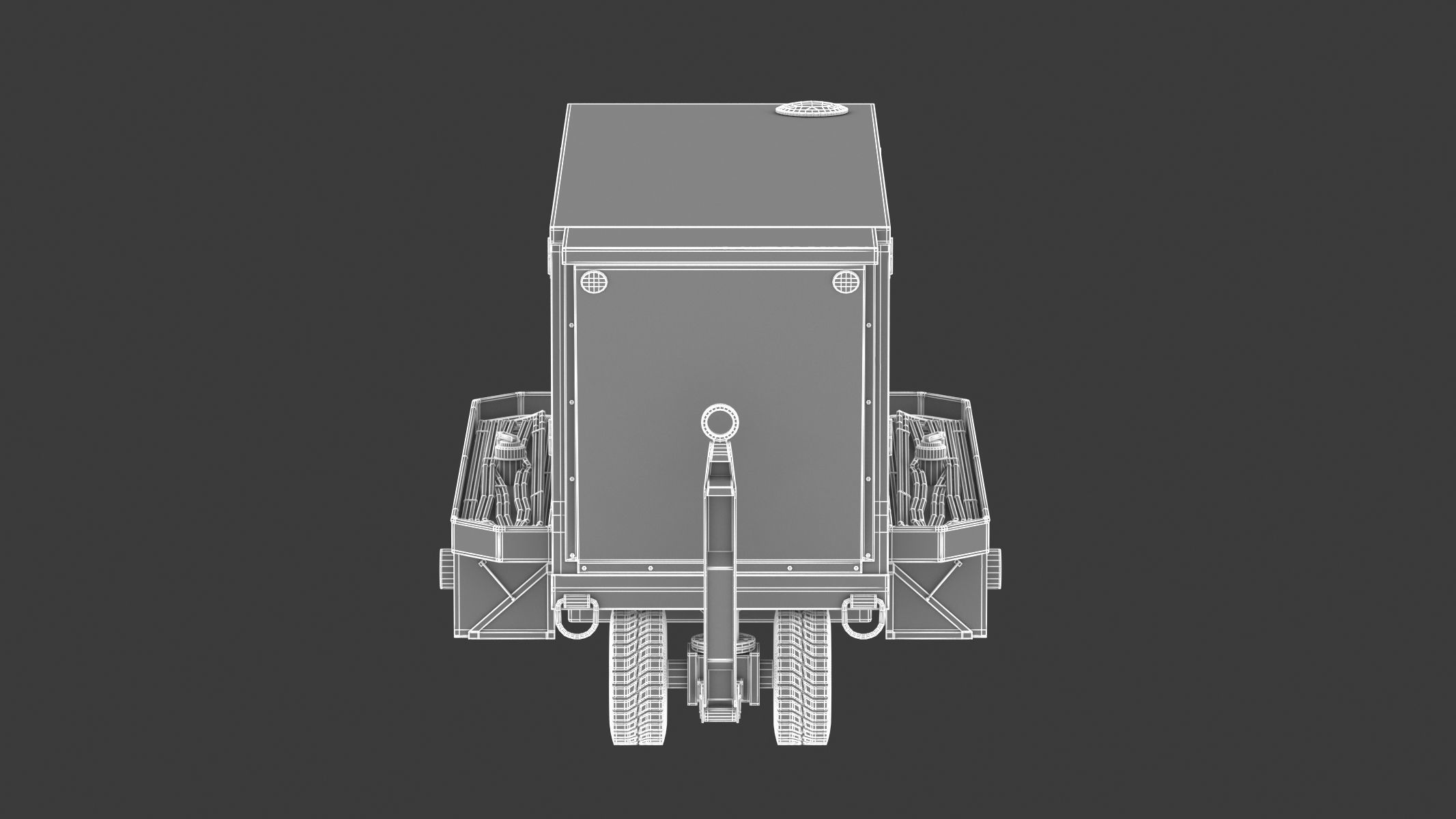 TUG Ground Powered Unit 28V Magnum 3D model_33