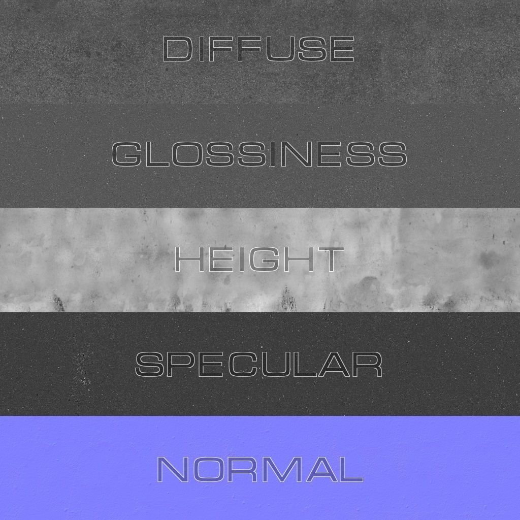 Asphalt pack 3D Model Collection_7