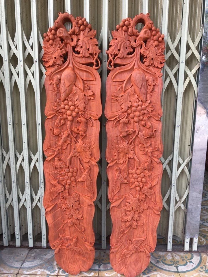 Mural  Banana Leaf wood carving file stl OBJ and ZTL  3D print model_3