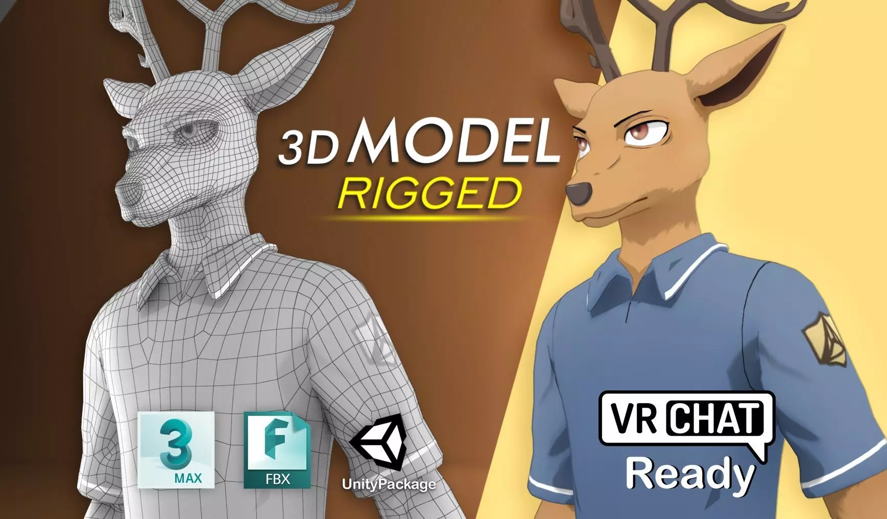 Louis Beastars VRChat 3D model_0