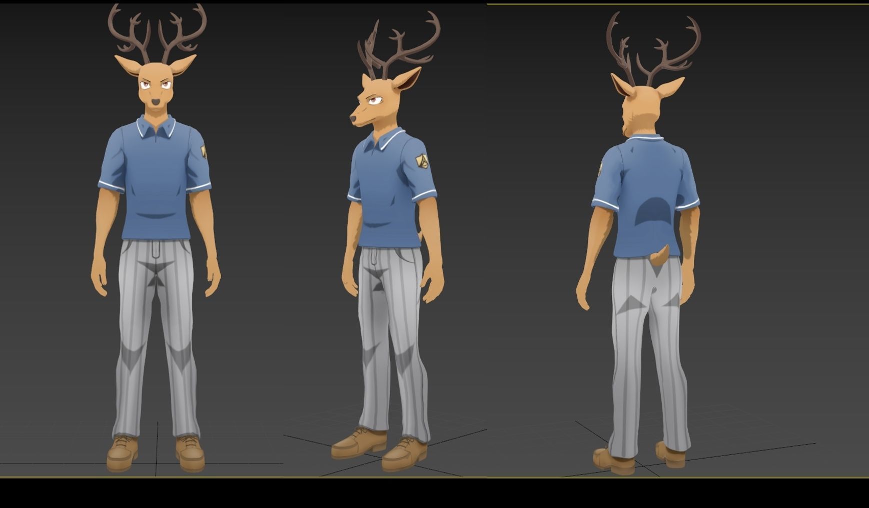 Louis Beastars VRChat 3D model_1