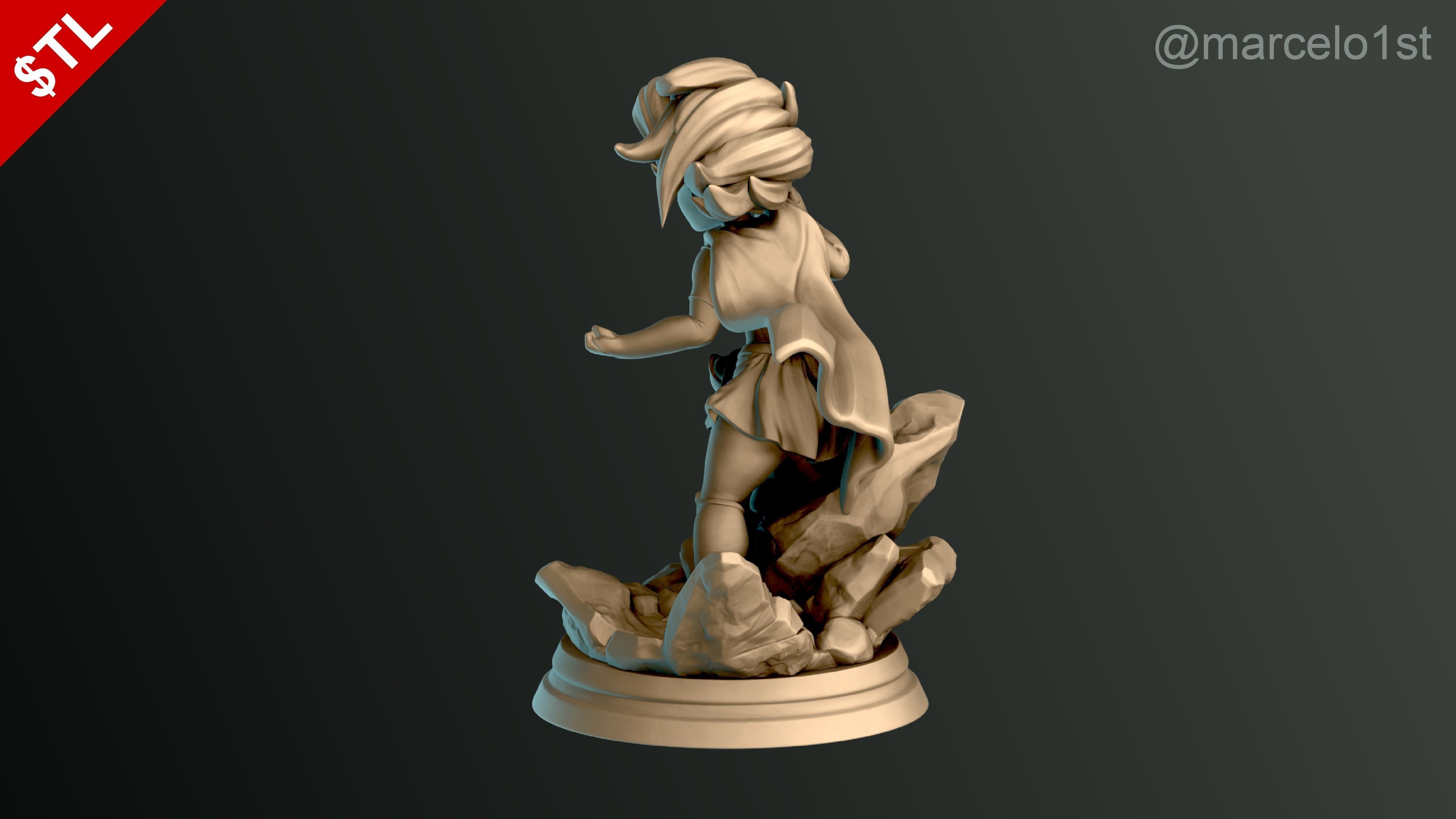 Supergirl Kara Zor-El Statue 3D print model_12