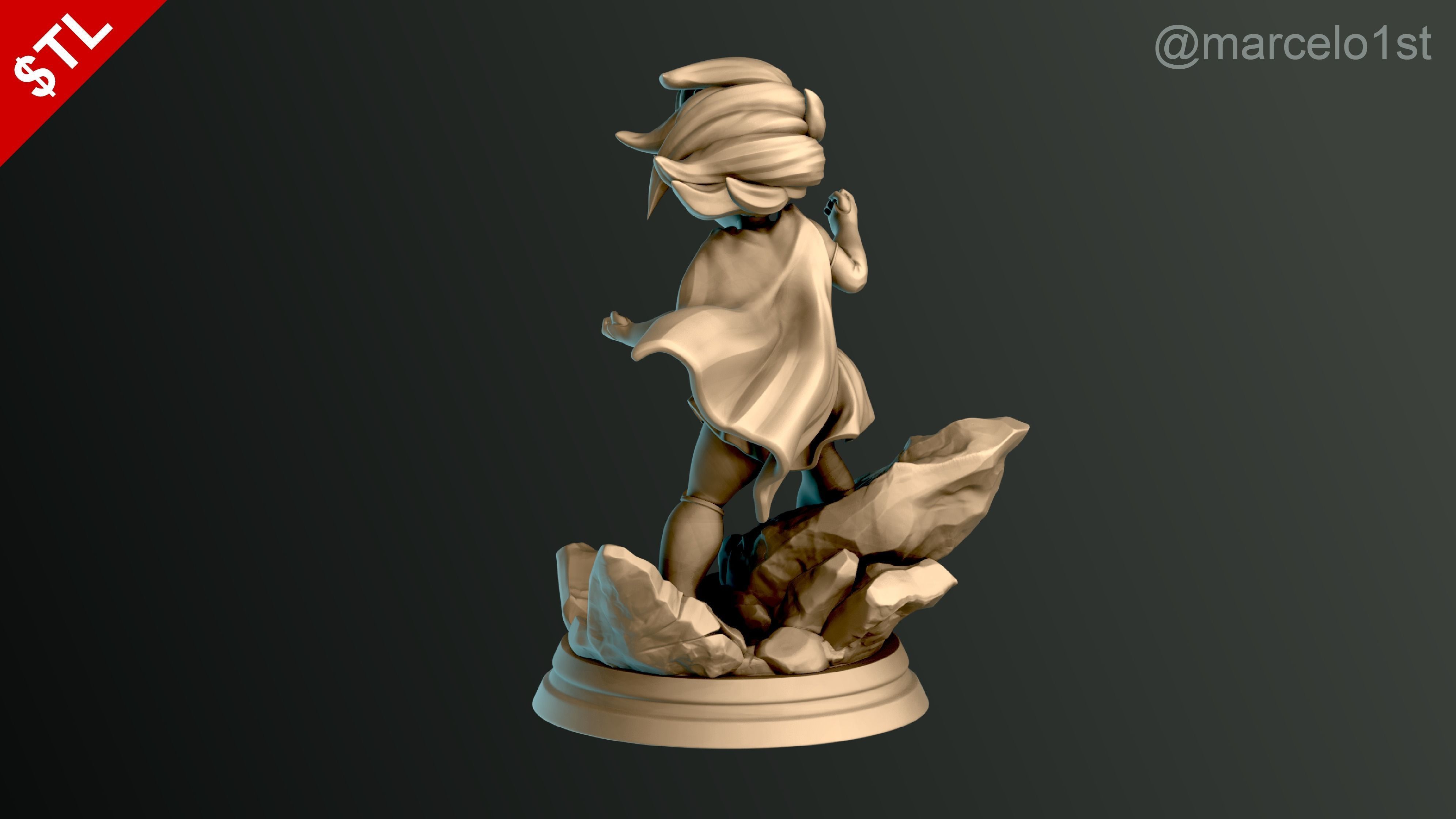 Supergirl Kara Zor-El Statue 3D print model_13