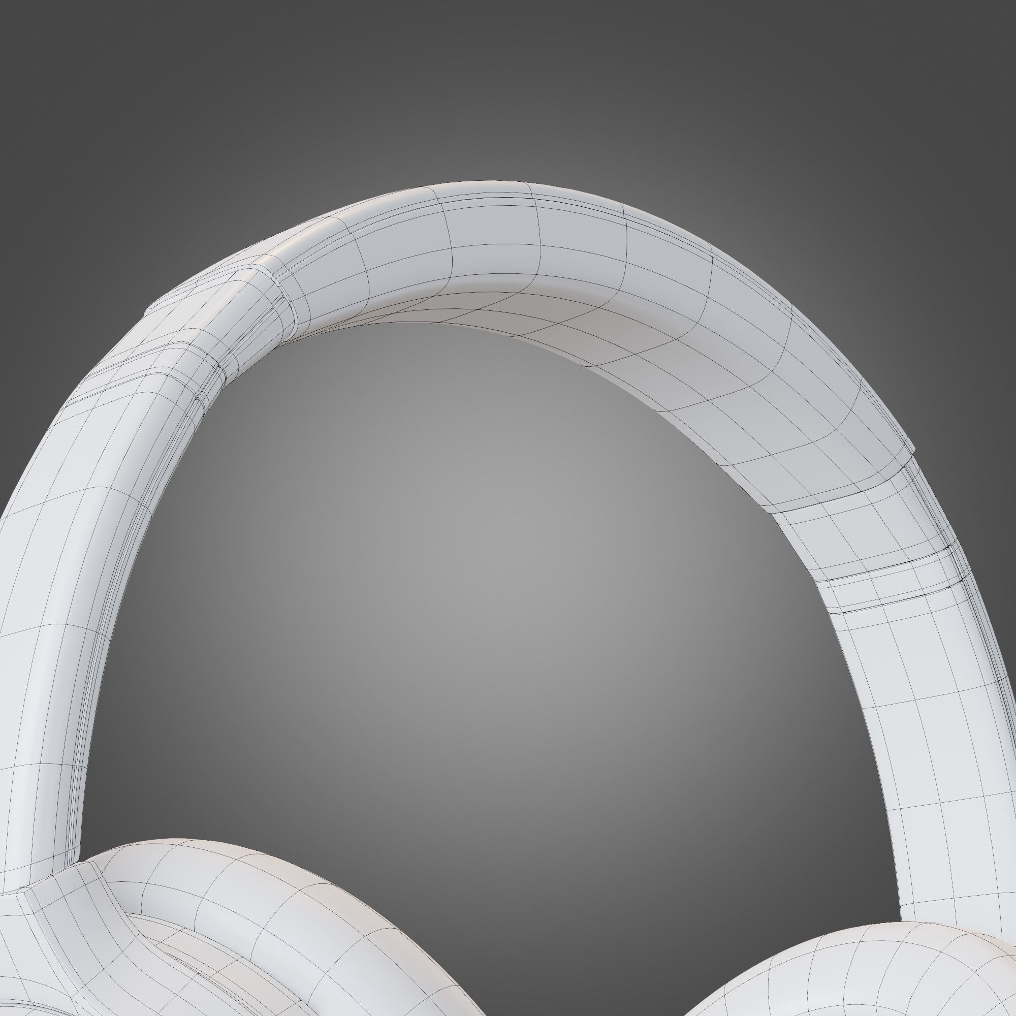 Headphone Purple Subdivision Ready for Film Low-poly 3D model_24