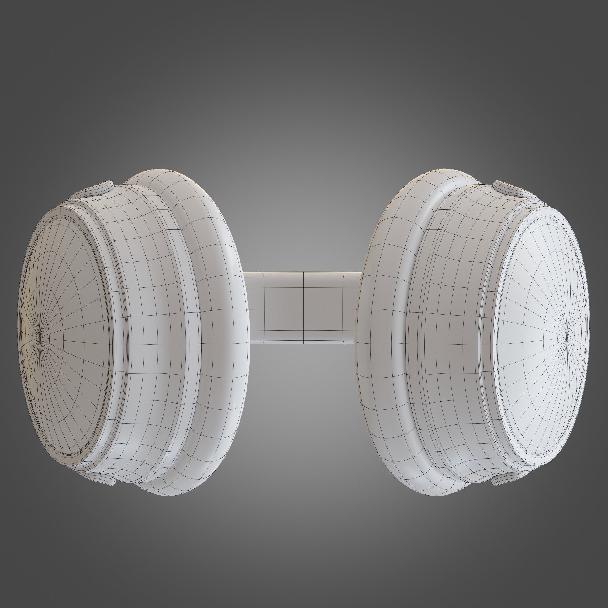 Headphone Purple Subdivision Ready for Film Low-poly 3D model_28